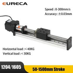 SFU 1605 FLS Precision CNC Linear Guide Shaft Actuator Module Position Slide Table Rail Motion With 57 Stepper Motor Heavy Load