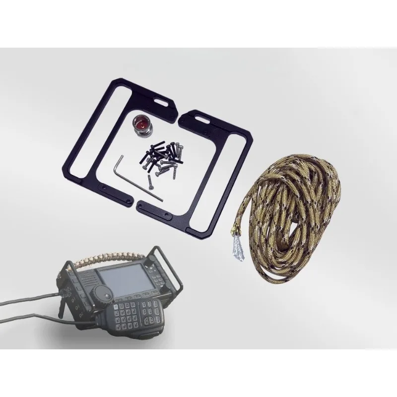 Shortwave Radio Tactical Shield Side Carry Handle Protective Bracket For Outdoor Portable Radio Use