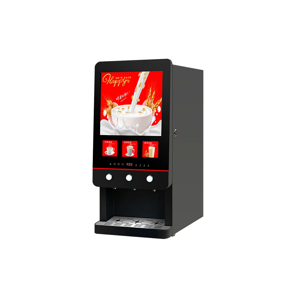 SUPIN D-30SA Commercial Touch Control Fully Automatic Professional 3 Hot Beverage Cold Juice Vending Machine