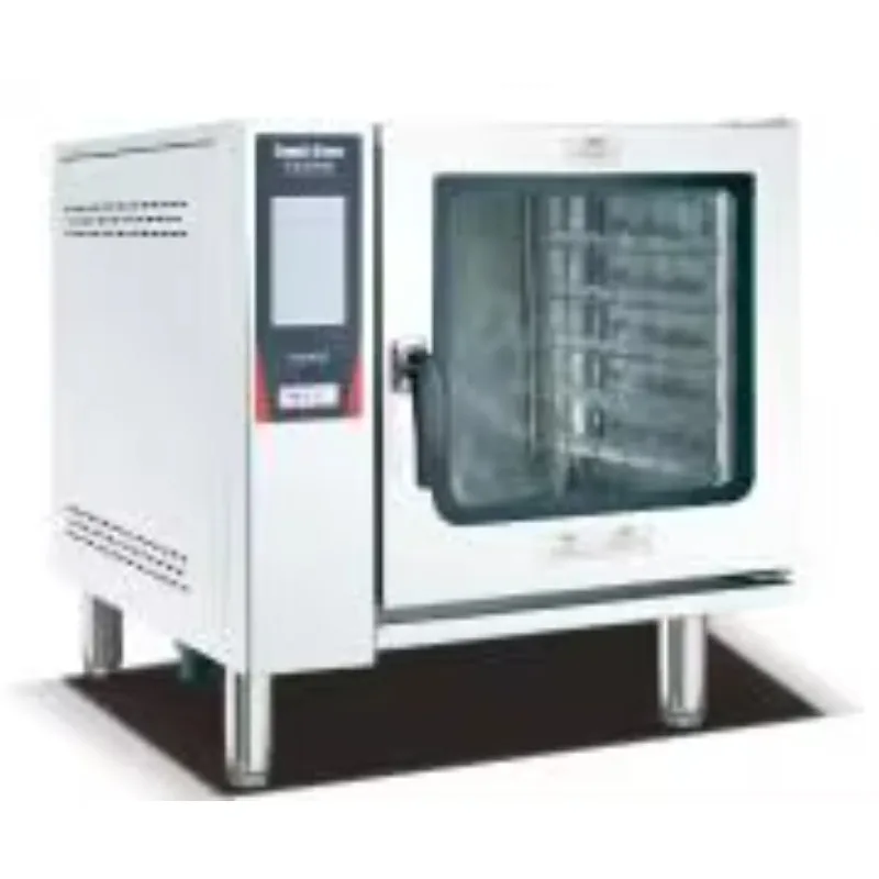 New 8-Tray Smart Electric Combi Steam Oven Bakeries High Productivity Precise Humidity Self-Cleaning Features Corn Fruit Flour