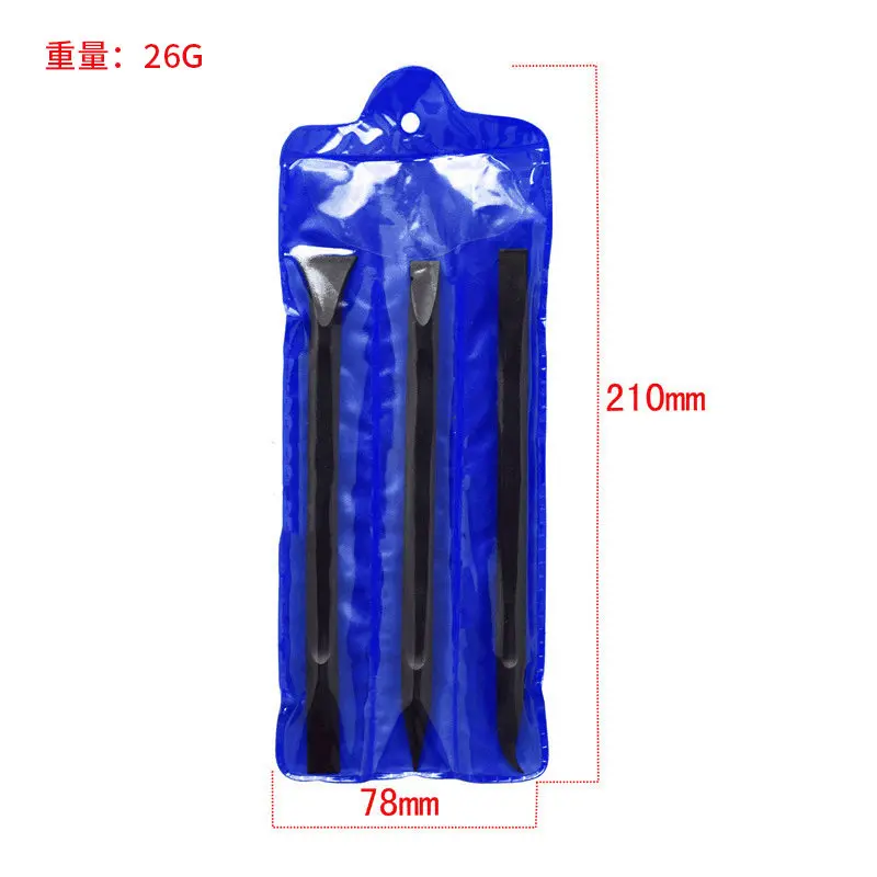 3 قطعة قضبان إصلاح آيفون سامسونج افتتاح حدق البلاستيك المخل تفكيك عدة الهاتف المحمول ملعقة طقم أدوات يدوية