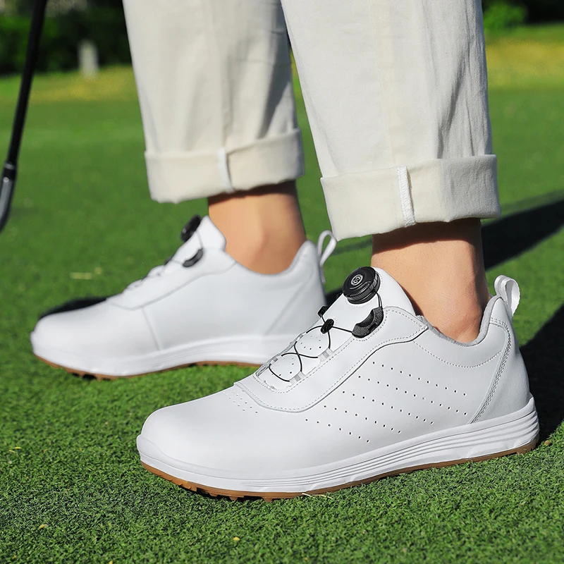 Zapatos de Golf para hombre, zapatillas impermeables para caminar al aire libre, calzado de entrenamiento, novedad