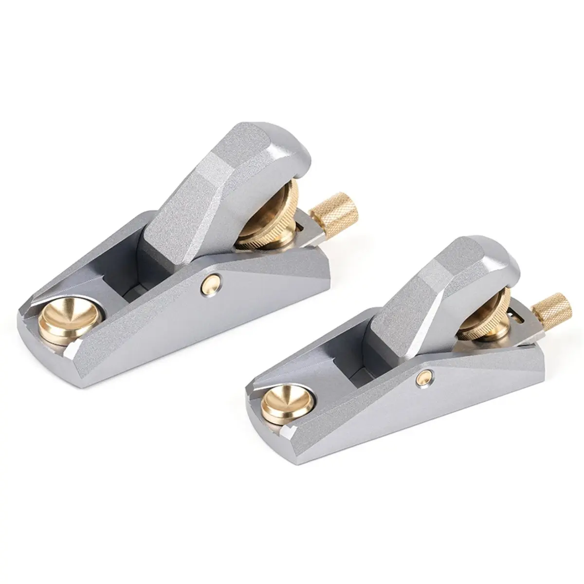 B72ABG Portable Low Angle Block Plane 33 Degree Woodworking Hand Planer for Miniature Model Aluminum Alloy Body