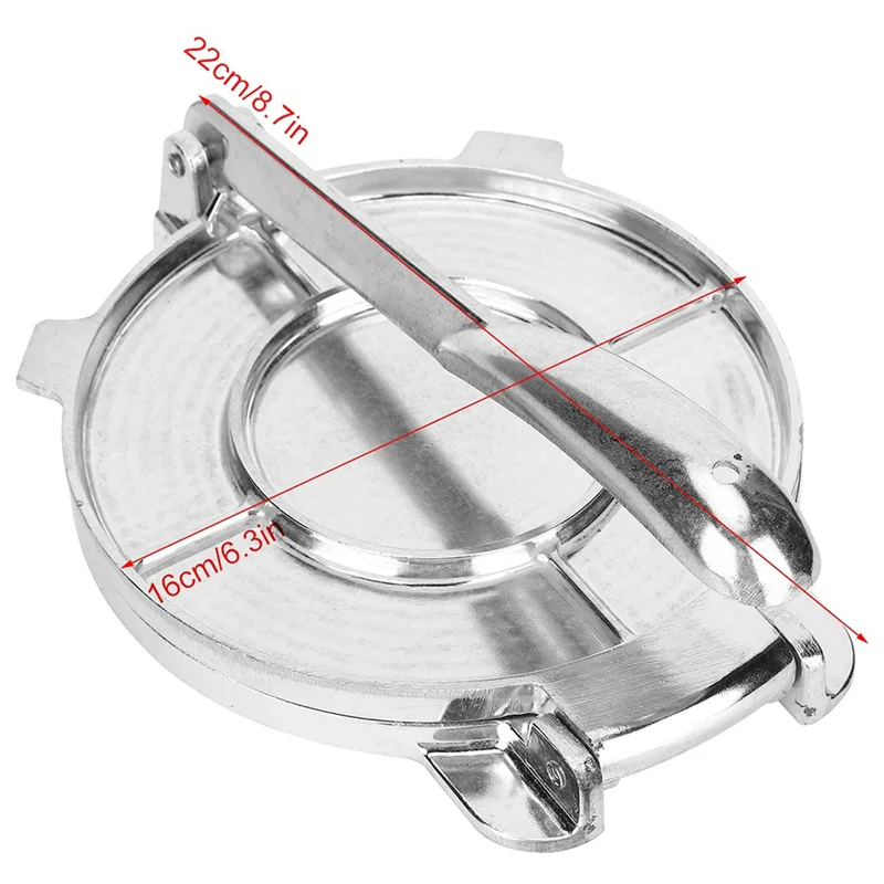 M11K-Tortilla Press Maker,Aluminum Alloy Construction, Foldable DIY Tool For Quesadilla Roti Making