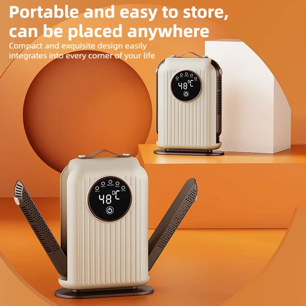 TINSOL New Electric Shoe Dryer Deodorization Sterilization Heater Smart Dehumidifier Heater Multifunctional Sock Dryer