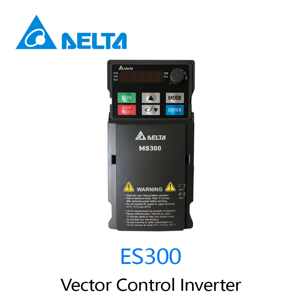 Imagem -02 - Inversor do Condicionador de ar da Atac do Conversor de Frequência da Saída do Inversor da Movimentação 0.21.5kw 110v 230v do Inversor do Controle do Vetor do Delta Ms300 Vfd