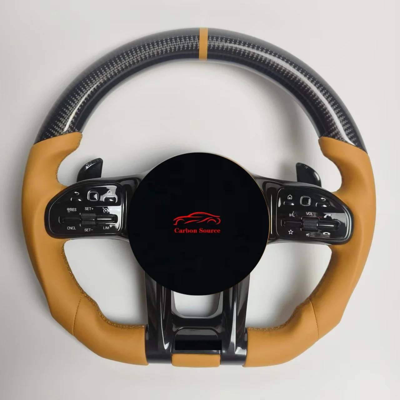 

FORCarbon Fiber Leather Steering Wheels for Mercedes-bz 2020 New Models CLS GLE W213 W238 W205 W222 W463 W167 G63 C-Class C63