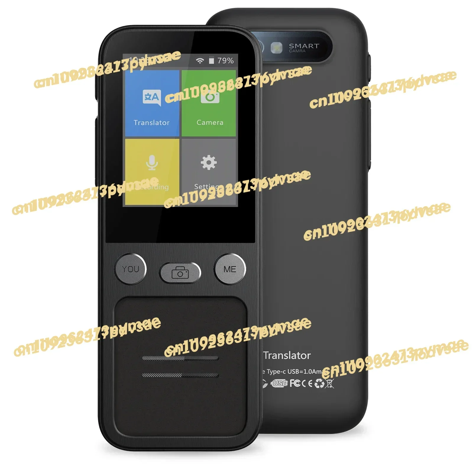 2025 T16 AI Multi Language Translator Device 138 Language Long Battery Life Offline Photo Voice Recording English Smart Translat
