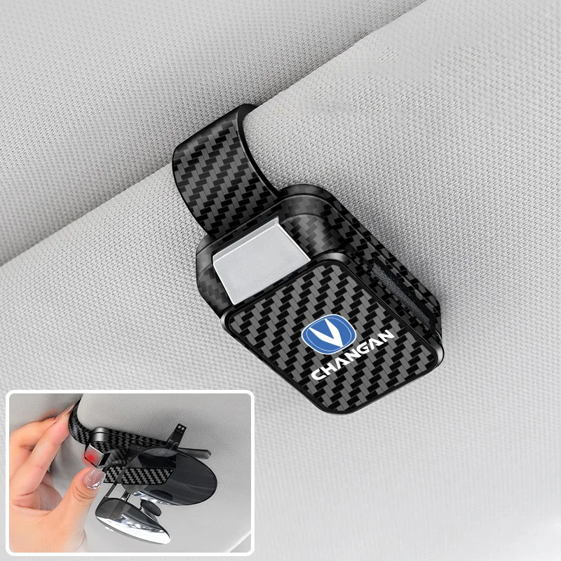 

Car Interior Sun Visor Eyeglasses Holder Sunglasses Clip For Changan CS55 CS35 CS75 UNI-V UNI-Z UNI-K UNI-T Interior Accessories