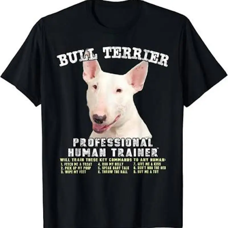 Bull Terrier White Professional Human Trainer T-Shirt