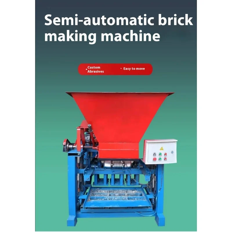 QT4-15 Hydraulic Concrete Block Making Machine Hollow Paving Brick Moulding Press Manual Cement Paver Machine