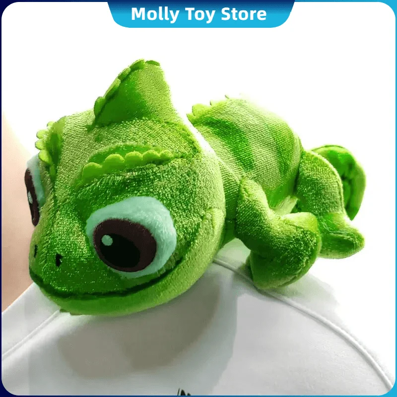 Hot 15cm Pascal Rapunzel Chameleon Plush Dolls Pascal Stuffed Animals Plush Doll Pascal Rapunzel Shoulder Plush Toys Kids Gifts