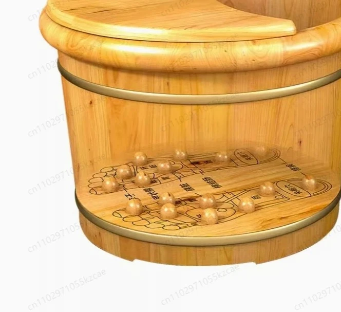 

Деревянная ванночка для ног из массива дерева, термоизолированная, для домашнего использования