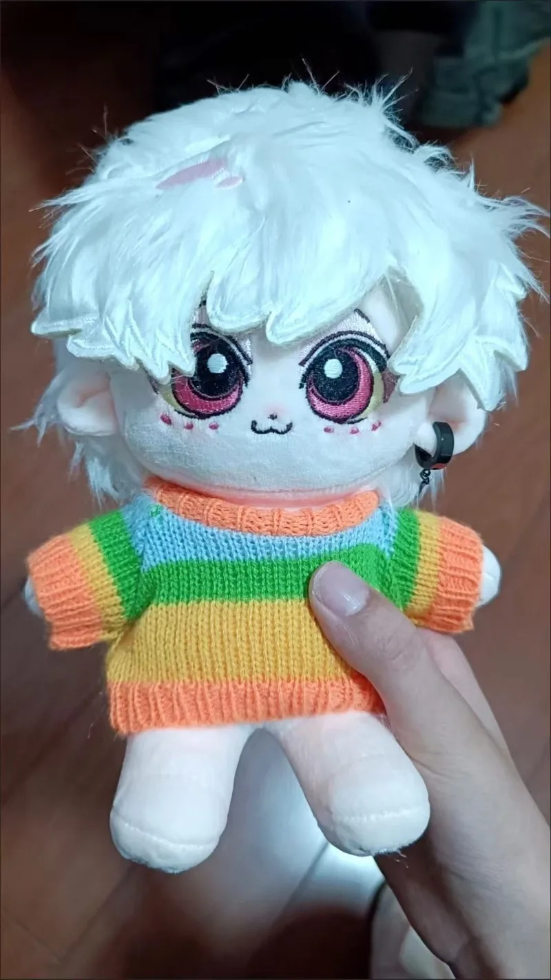 20cm Cute Anime Role Angel Monster Cosplay Plush Doll Body Dress Up Cotton Doll Clothes Outfit Stuffed Toys Figure Birthday Gift