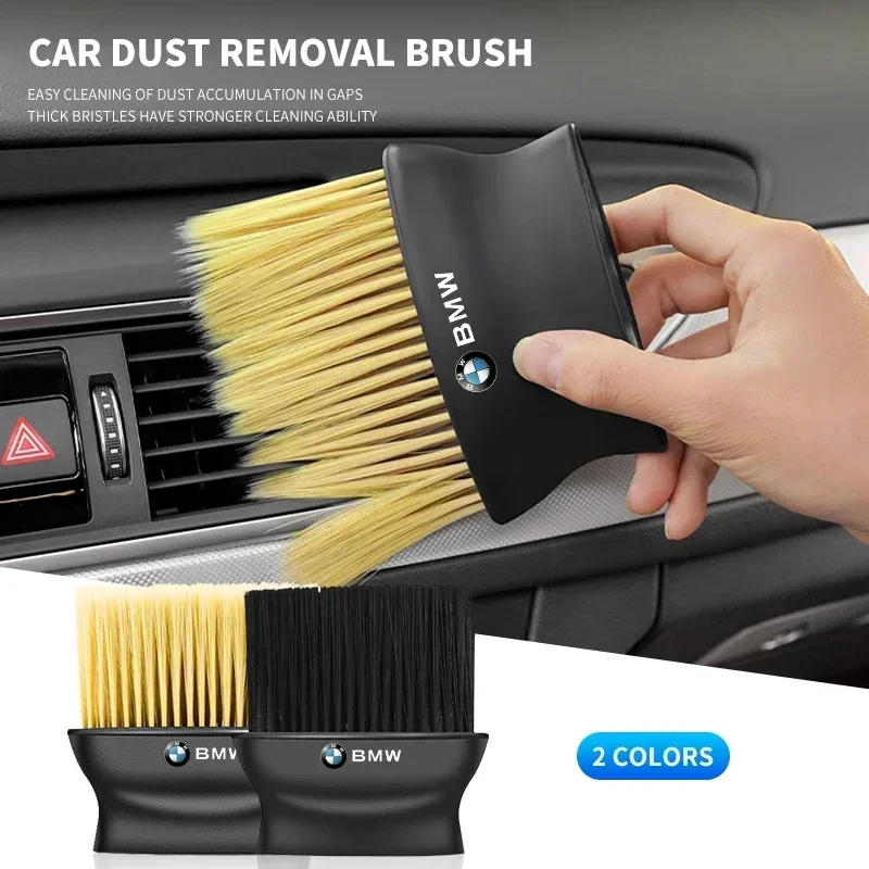 Car Soft Brush Car Crevice Dust Removal Artifact Brush For BMW X1 X3 X5 X6 X7 1 3 5 6 7 Series G20 G30 G11 F15 F16 G01 G02 F48