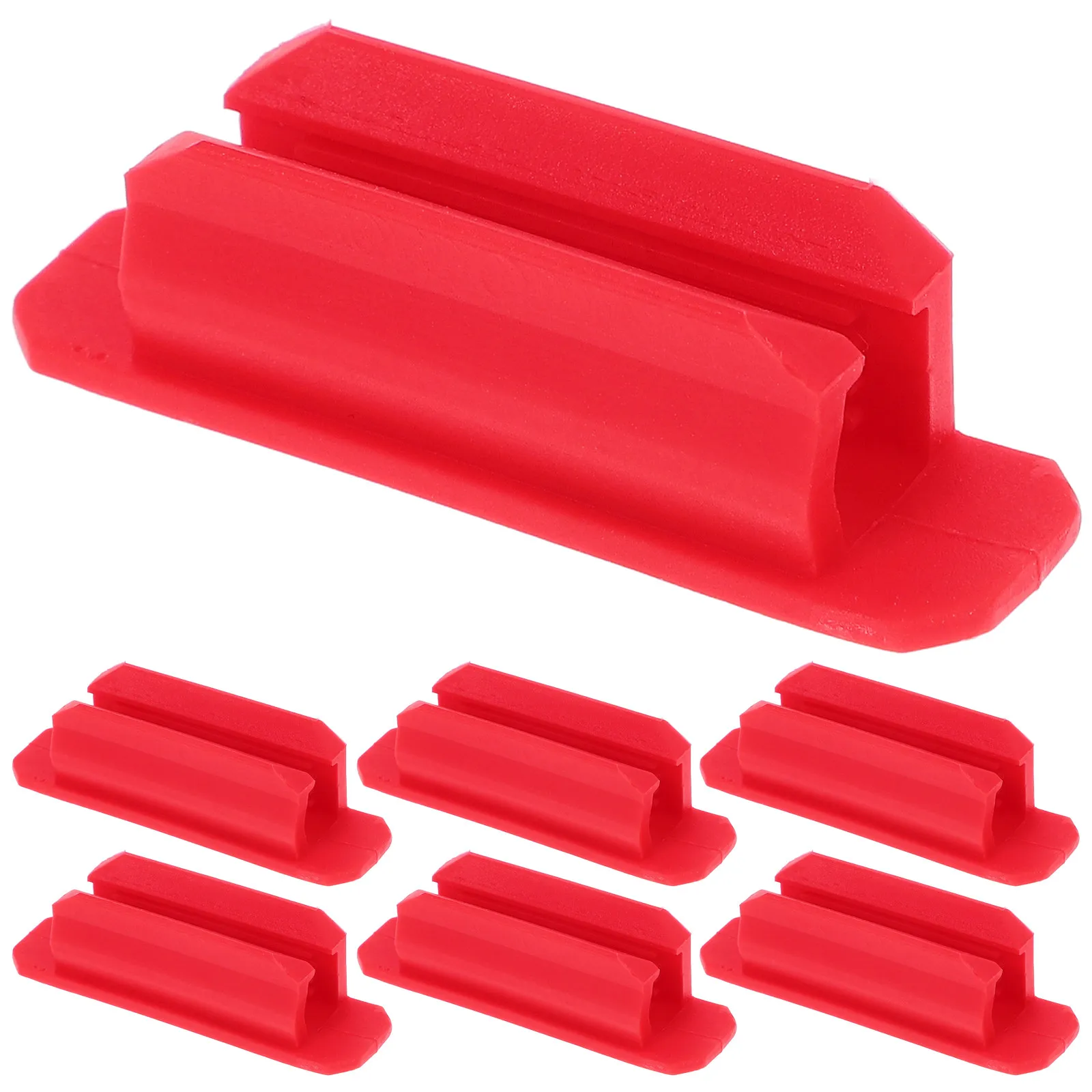 10Pcs Silicone Pen Clamps Self-Adhesive Desk Markers Holders Clips Portable Lightweight for Teachers Nurses Doctors Whiteboard