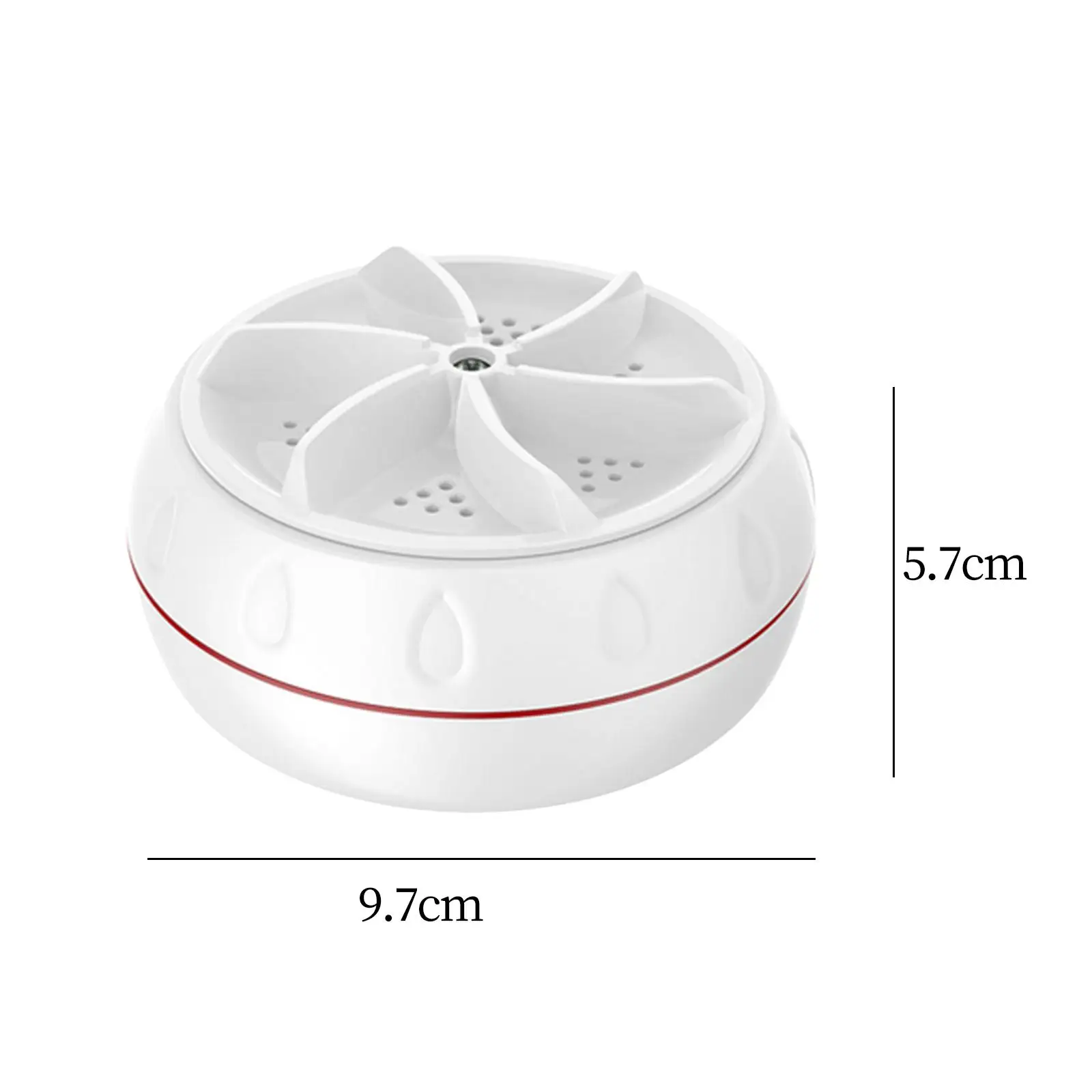 Portable Mini Washing Machine USB Powered Intelligent Timing Rechargable Cleaning Tool for Travel RV Home Outdoor Business Trip