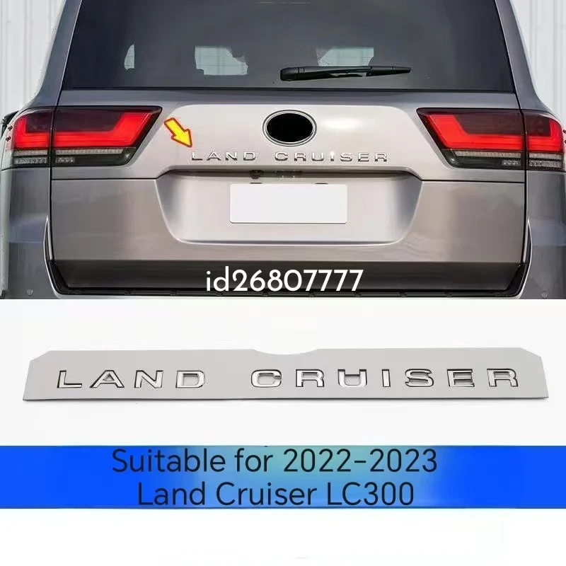 

Для Toyota Land Cruiser 300 Lc300 2021-2023 VXR GXR 3D наклейка с буквами, значок на заднюю дверь, эмблема, эмблема внешней модификации