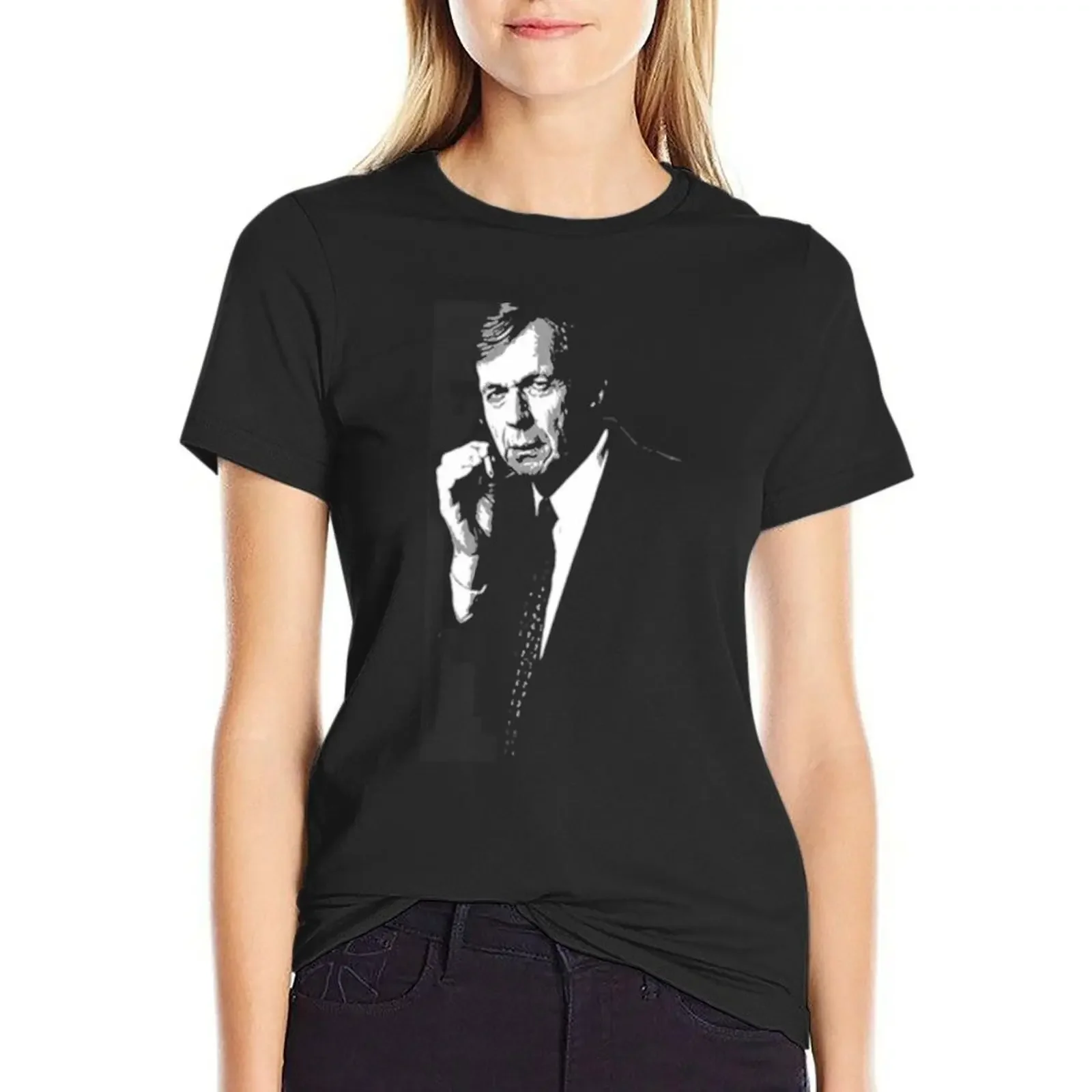 

The Smoking Man Cigarette X Files TV SciFi Aliens T-Shirt blanks plus sizes Blouse korean Women's clothes