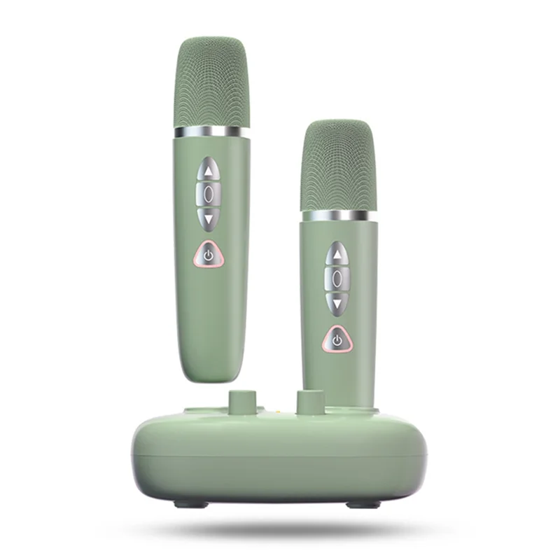 

-A99Z 1 In 2 Home KTV Mixer Wireless Microphone Noise Reduction Bluetooth Sound Card Microphone Sets Home Karaoke Artifact