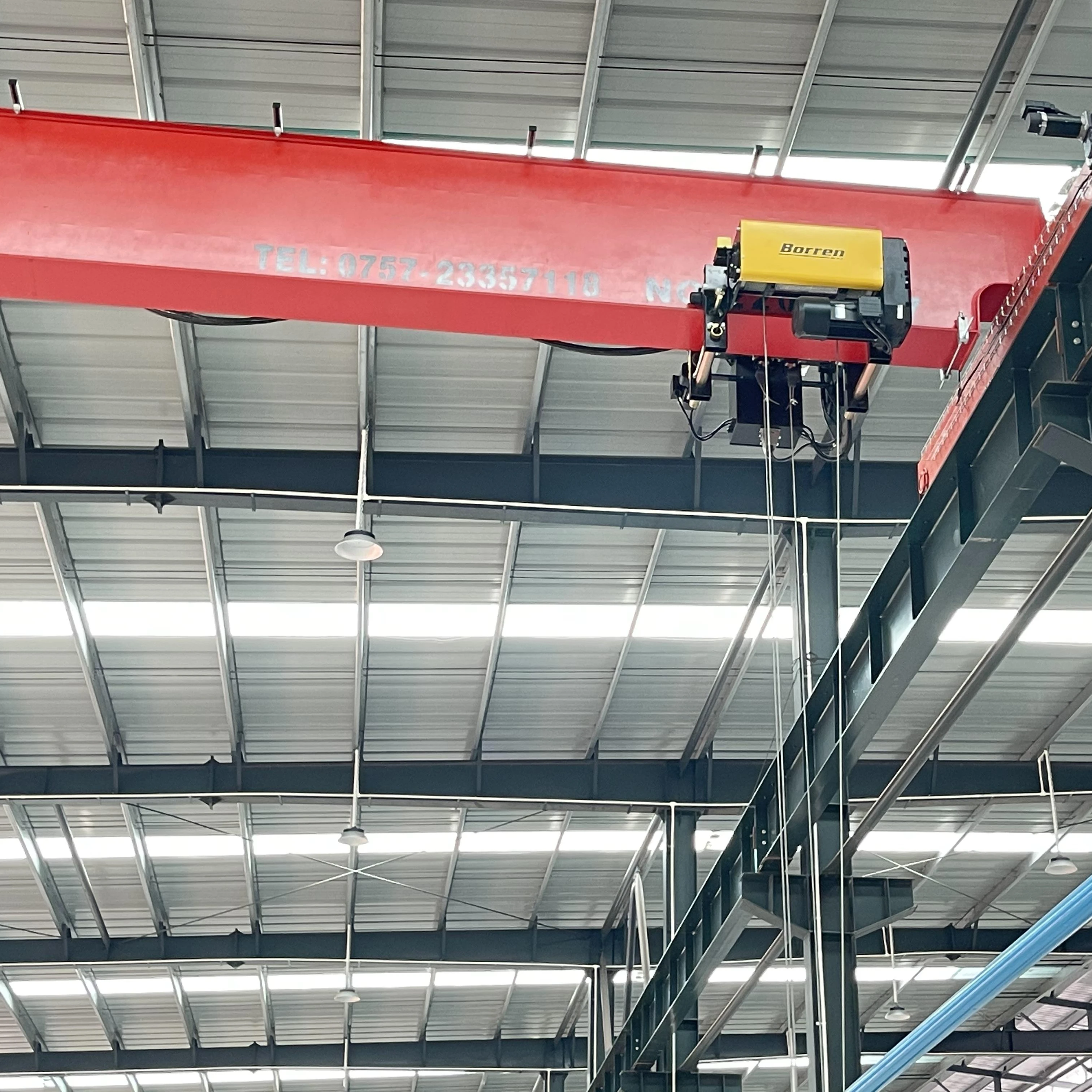 5~20ton Single Girder Overhead Crane for Manufacturing Plant Use