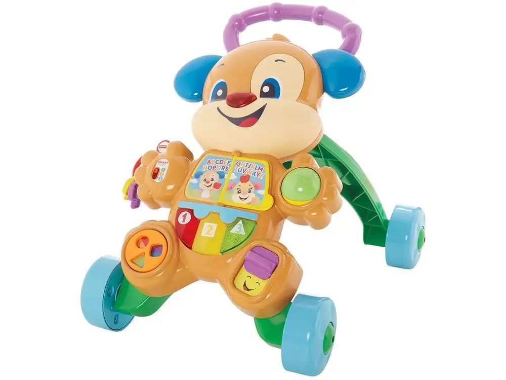 Fisher-Price Musical Push Baby Walker Learn and Play Puppy FRC78