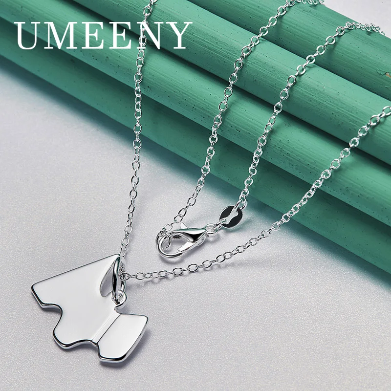 

Exquisite 925 Sterling Silver 16-30 Inch Cute Puppy Necklace Women Fashion Accessories Jewelry Party Gift