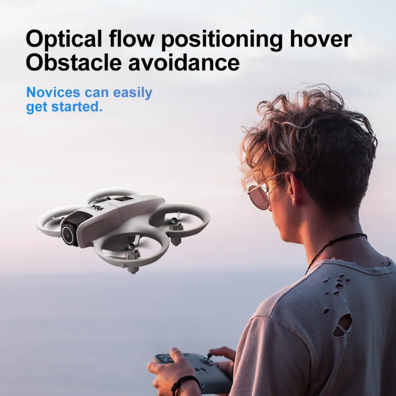 طائرة Xiaomi V66 Mini Drone 8K HD كاميرا مزدوجة 5 اتجاهات لتجنب العوائق قابلة للطي أجهزة الاستقبال عن بعد للتصوير الجوي الاحترافي 2025