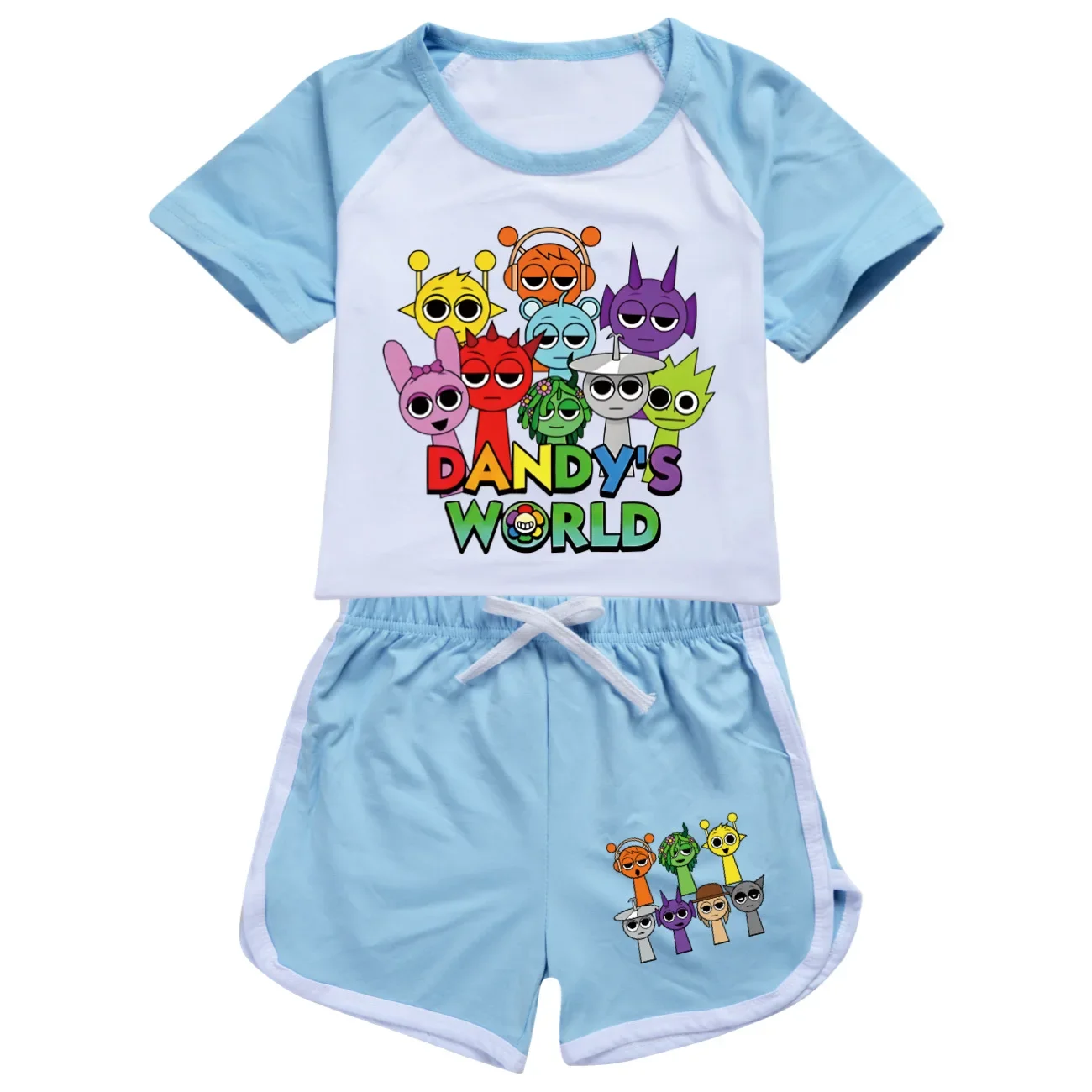 Poleron Dandy's World Shirt for Kids Dandys World Clothes Baby Boys Short Sleeve Sportsuit Toddler Girls Outfits Children's Sets