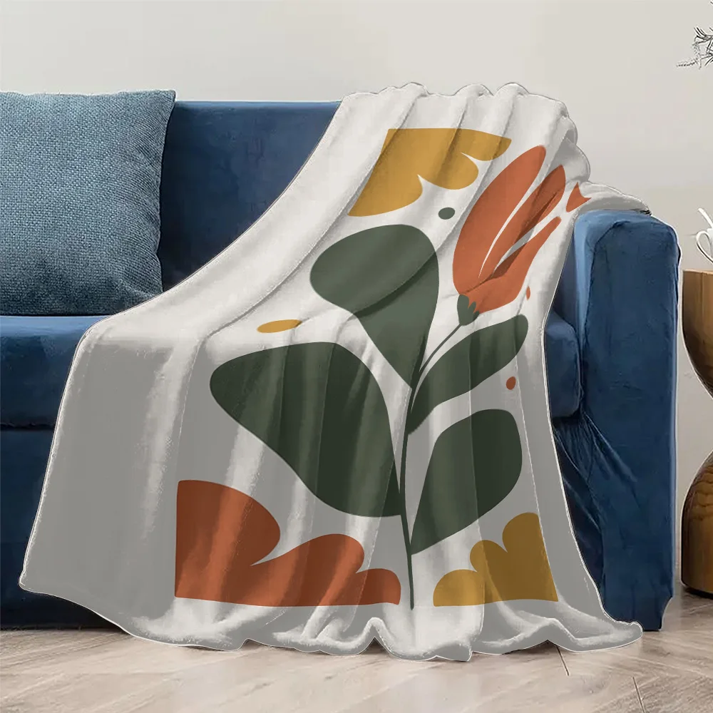 بطانية رمي أريكة مرقعة هندسية تجريدية للأطفال والمراهقين والكبار بطانية سرير مزخرفة هدية #5