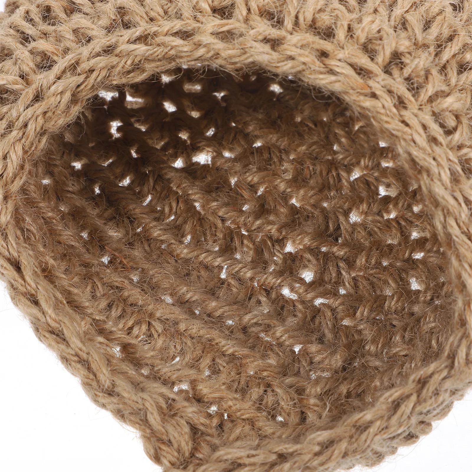 

Hanging Wall Basket Bohemian Style Jute Teardrop Planter Onion Storage Fruit Vegetable Kitchen Storage Basket Planter