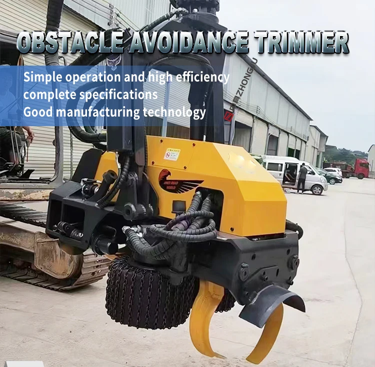 Log Splitter 3-in-1 Multifunctional Equipment Tree Felling Stump Pulling Branch Shredding for Mountain Land Reclamation