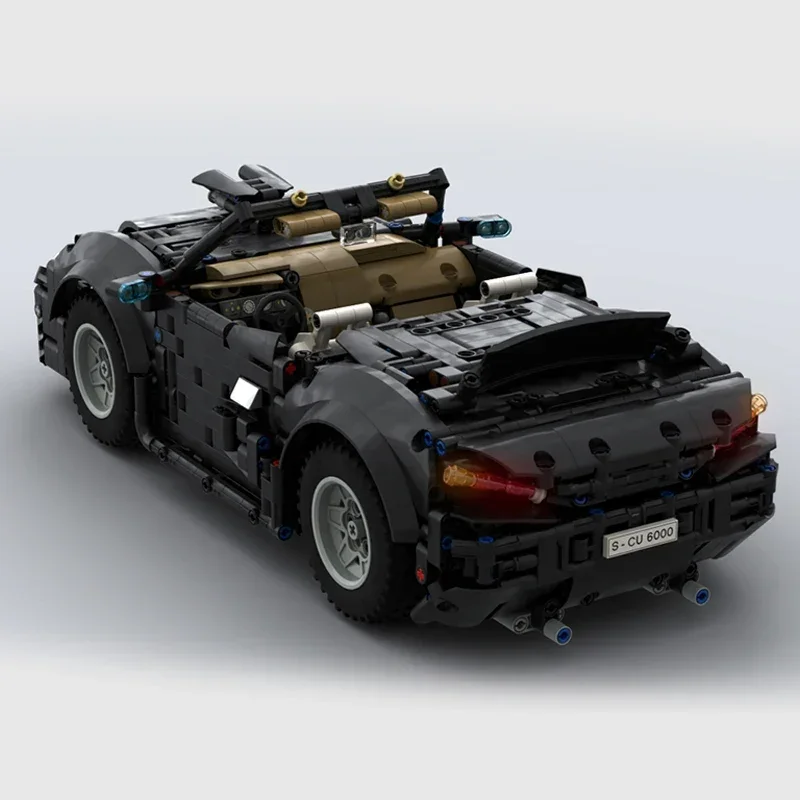 Moc Building Bricks Car Model Mini Supercar MK1 Technology Modular Sports Car Blocks DIY Set Assembly Christmas Gift
