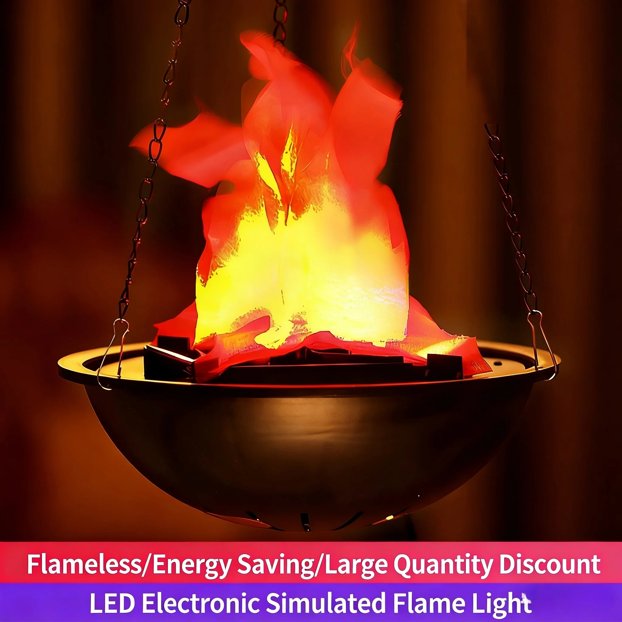 ホリデーデコレーション-ハロウィン-led-ランプ-シミュレーション炎-吊り下げ式ファイヤーベースン-ホラー装飾小道具-ホームパーティー用