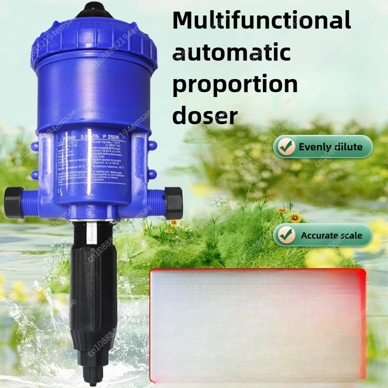 

Auto Dosing Fertilizer Injector Dispenser Proportioner 0.2%-2% Controllable Dosing Device 12-3000L/h for Agriculture 4C-30C