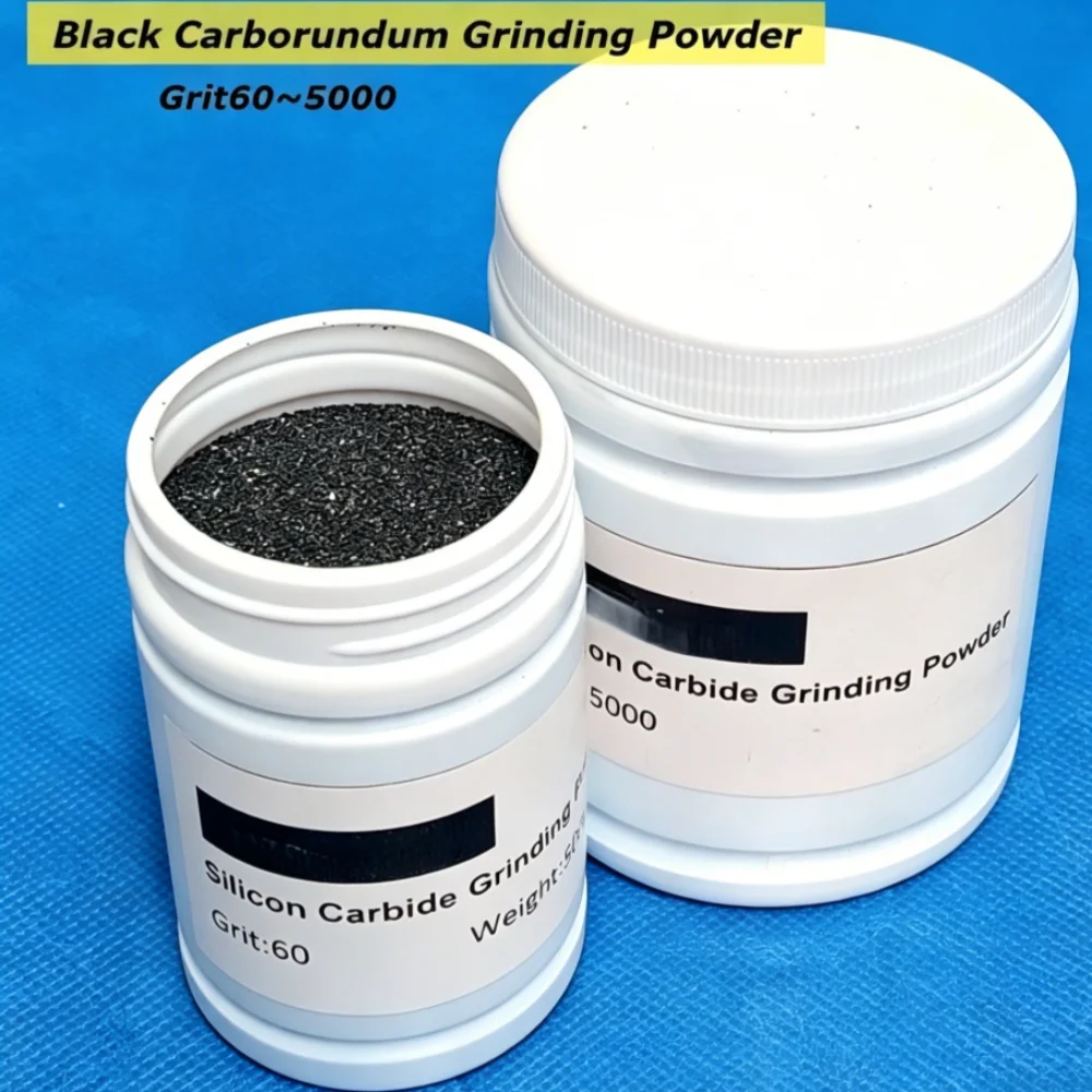 Grit60~3000 Black Carborundum Micro Grinding Abrasive Powder By Vibration Tumbler Machine Jadeite Jade Agate Polishing
