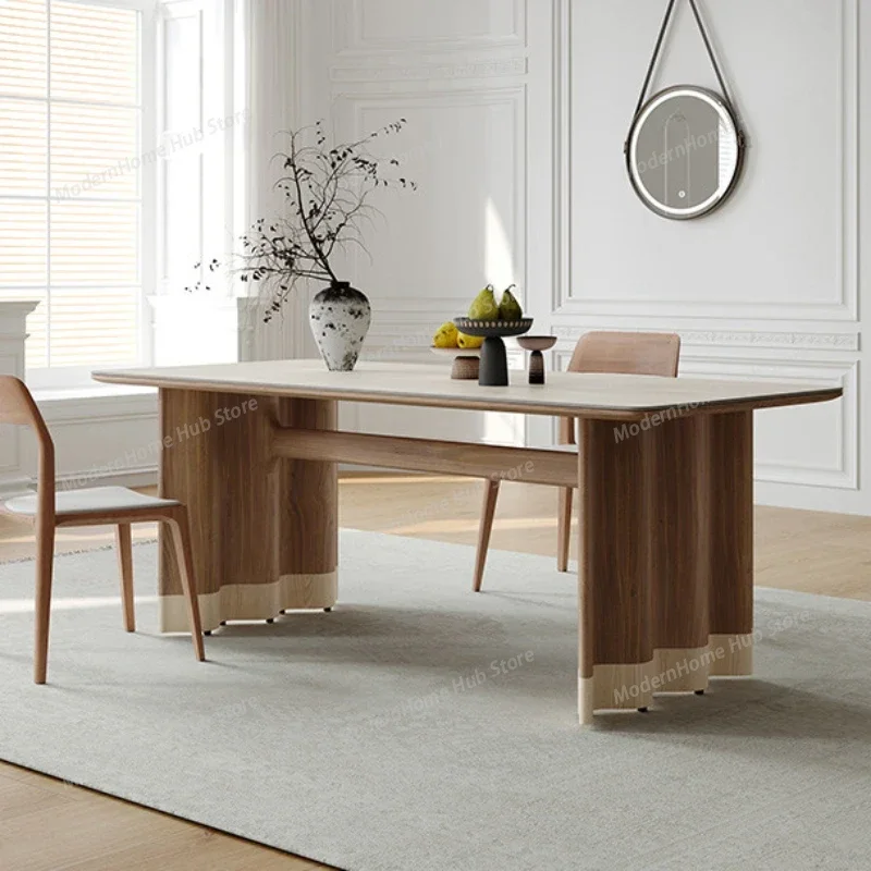 Multifunction Home Furniture Dining Room Luxury Table Restaurant Tables Rectangular Cafe Designer Mesa Comedor Coffee Dinning