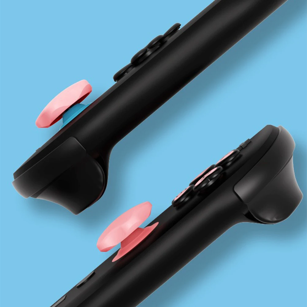 مجموعة مقابض الإبهام من السيليكون ABXY أزرار المفاتيح ملصق أعواد الإبهام غطاء مقبض لنينتندو سويتش 2 #3