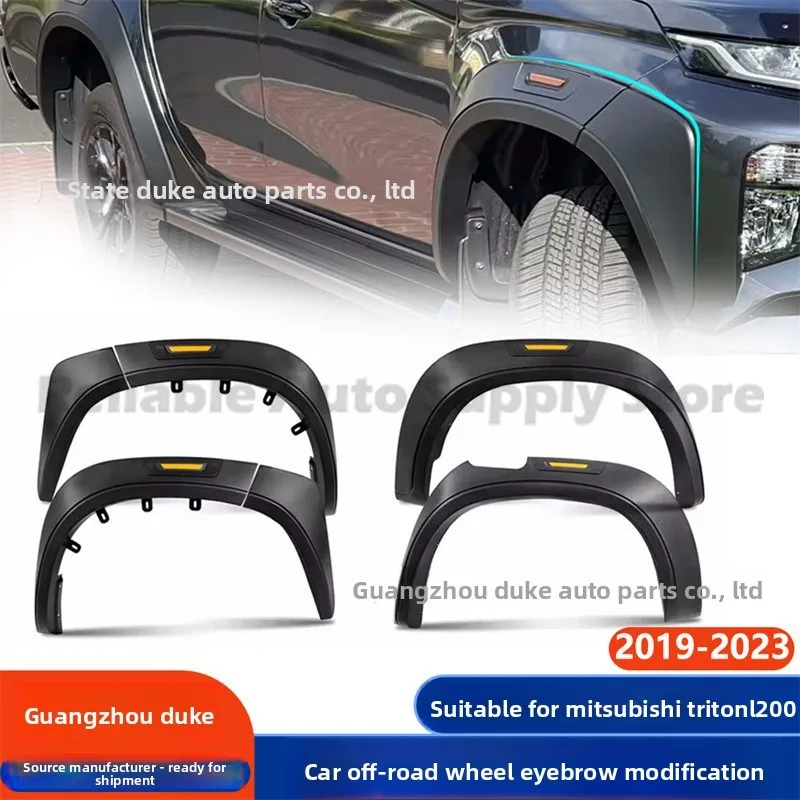 

Для Mitsubishi Triton L200 расширители крыльев 2019-2023 ABS ударопрочные брызговики аксессуары для стайлинга автомобилей премиум-качества Durab