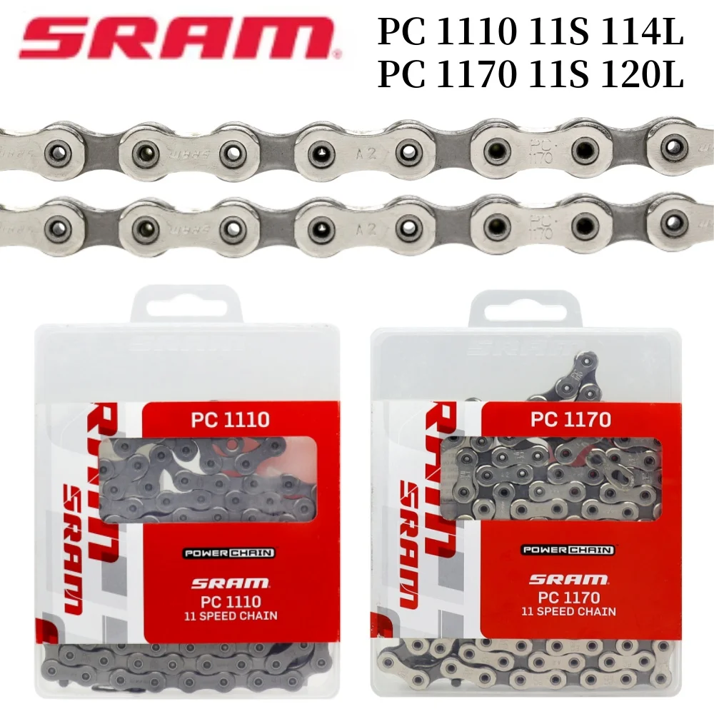 

SRAM PC 1110 1170 Bicycle Chain 11 Speed MTB Mountain Bike Chains 11S 11V 114L 120L Original Bike Chains Bicycle Parts