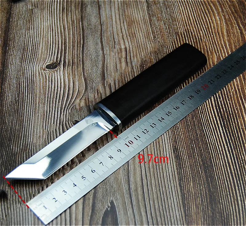 D2 steel Japanese tactical knife, 60hrc vacuum heat treatment sharp camping hunting knife series (Japanese style knife)