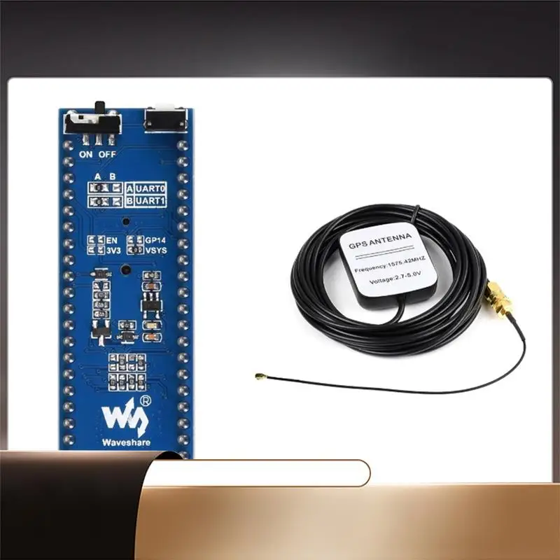 

Waveshare для Raspberry Pi Pico плата расширения L76K модуль GNSS GPS Beidou ГЛОНАСС QZSS совместимость-N35R