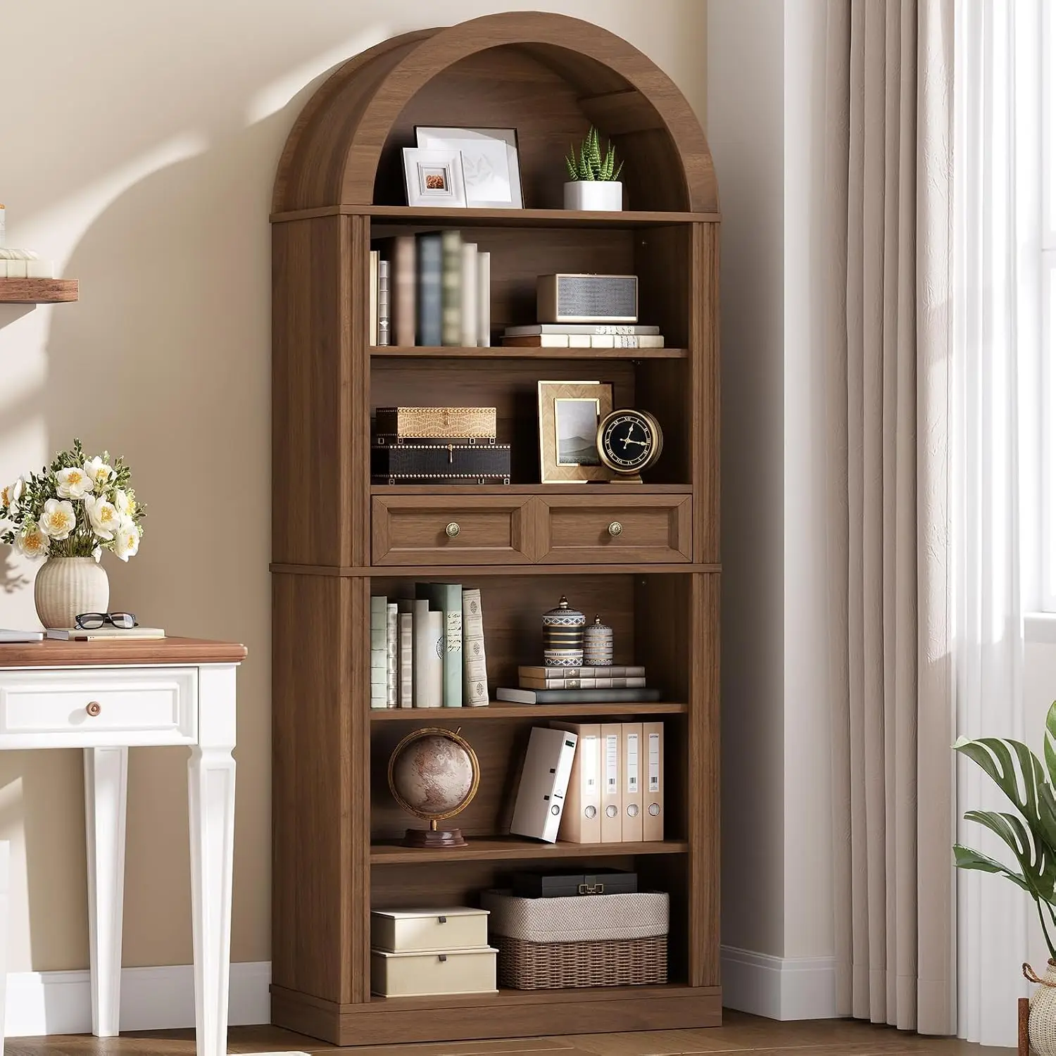 Arched Bookshelf, 73