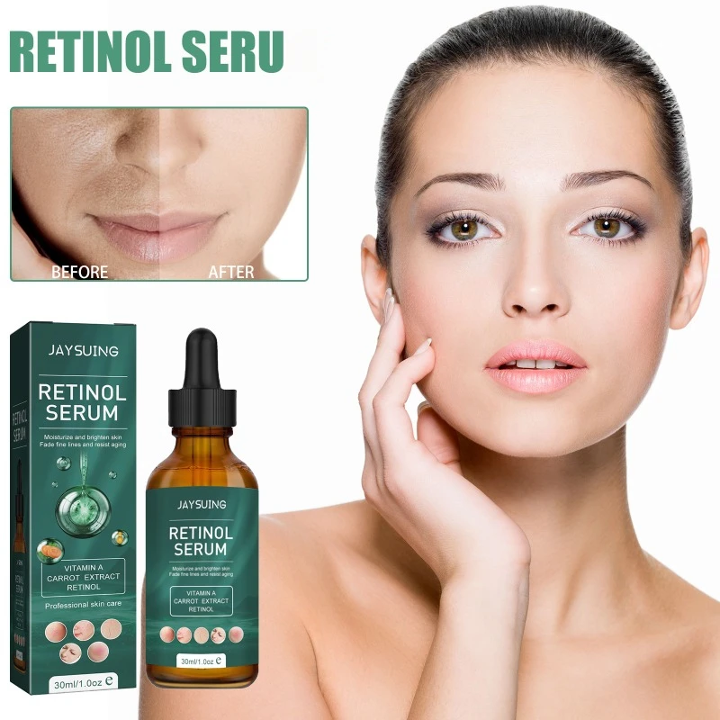 

Retinol Essence Facial remove wrinkle Fade fine lines brighten skin lifting firming anti-aging shrink pores moisturizing serum