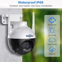 Hiseeu 4K 8MP Wifi IP Camera  ONVIF Wireless 5X Zoom AI Human Detect Outdoor Surveillance CCTV Security Protection PTZ Cam Icsee