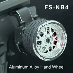 Aluminum Alloy RC Hand Wheel With Brake Disc Remote Control Steering Wheel For Flysky Noble NB4 Transmitter