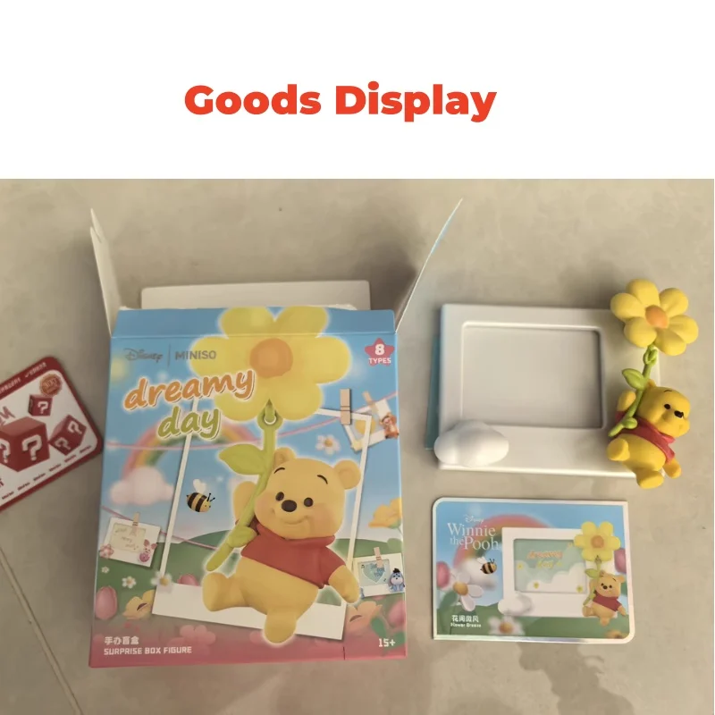 

Miniso Disney Winnie The Pooh Tigger Pooh Bear Photo Series Figurine Blind Box Refrigerator Magnet Model Gk Toys Gift