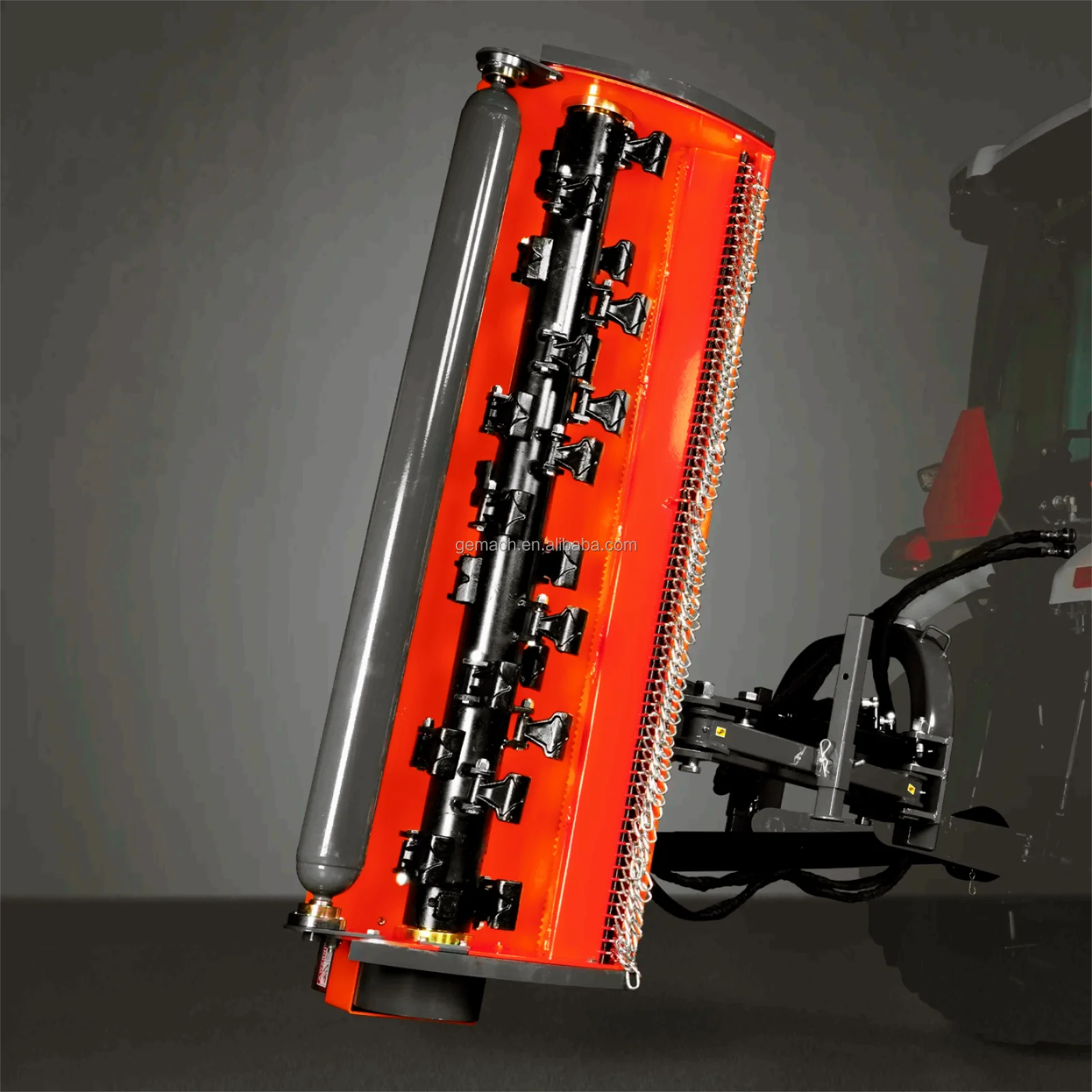 1.8m PTO Drive Shaft Hydraulic Grass Cutter Offset Ditch Bank Flail Mower 90° Tilt Product Type Farm Machines