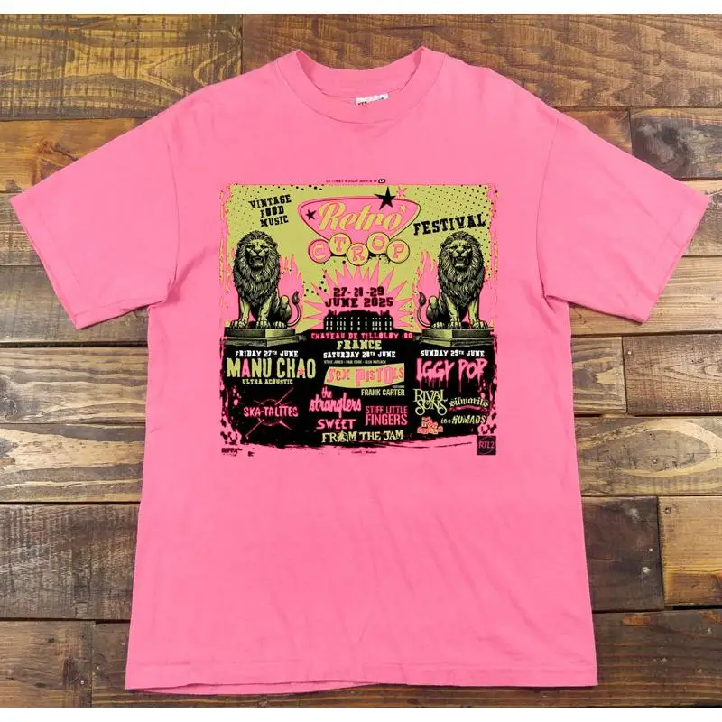Stiff Little Fingers Retro Ctrop Music Festival T Shirt Full Size S 5Xl