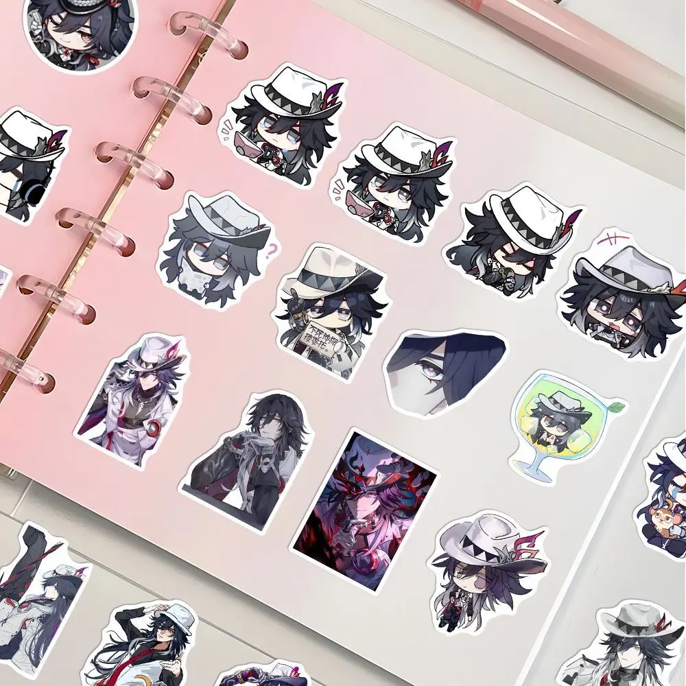 Honkai:Star Rail Ashveil Sticker DIY Decor Handbook For Mobile Phone Case Photographer Notebook Graffiti for Decal Scrapbook Toy